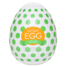 Мастурбатор-яйце Tenga Egg Stud із шестикутними виступами