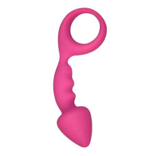 Анальна пробка Adrien Lastic Budy Pink із стимулюючою ніжкою, макс. діаметр 2,5 см