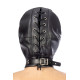 Капюшон з кляпом для БДСМ Fetish Tentation BDSM hood in leatherette with removable gag