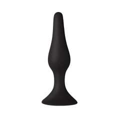 Анальна пробка з присоскою MAI Attraction Toys №34 Black, довжина 12,5см, діаметр 3,2см