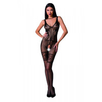 Бодістокінг Passion BS069 black, комбінезон, імітація панчох і боді Бодістокінг Passion BS069 black, комбінезон, імітація панчох і боді