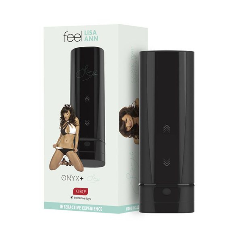 Мастурбатор Kiiroo Onyx + Lisa Ann, 10 стискальних кілець, не треба рухати, теледільдоніка