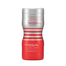 Мастурбатор Tenga Dual Feel Cup двосторонній, із двома незалежними каналами