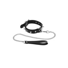 Нашийник з повідцем Fetish Tentation Spikes and Leash