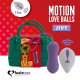 Вагінальні кульки з масажем і вібрацією FeelzToys Motion Love Balls Jivy з пультом дистанційного кер